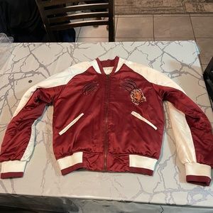 Silence + Noise Tiger Design Bomber Jacket Size S